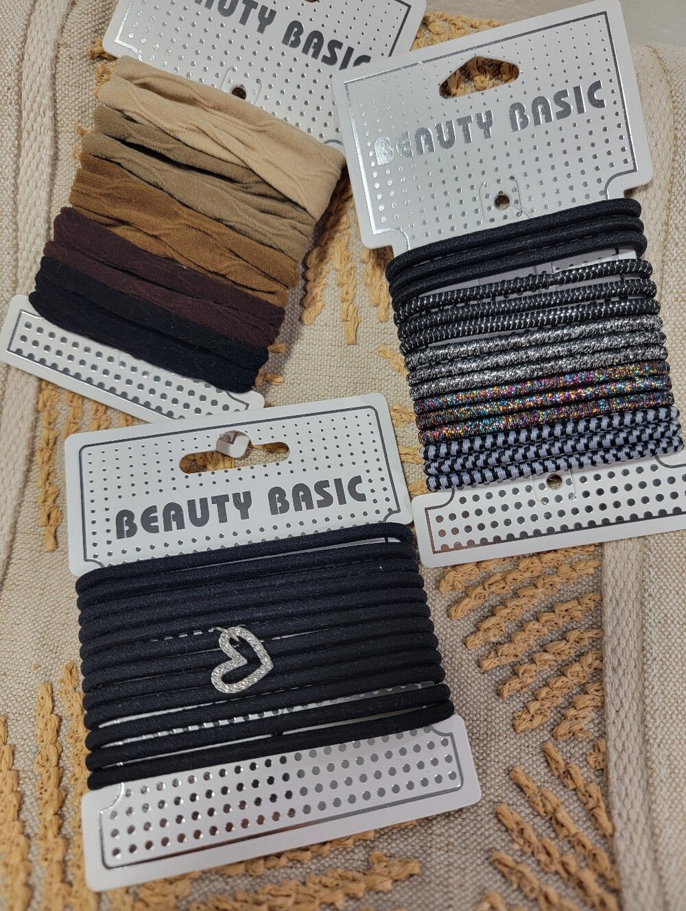 Beauty Basic Neutral & Black Hair Elastic Set
